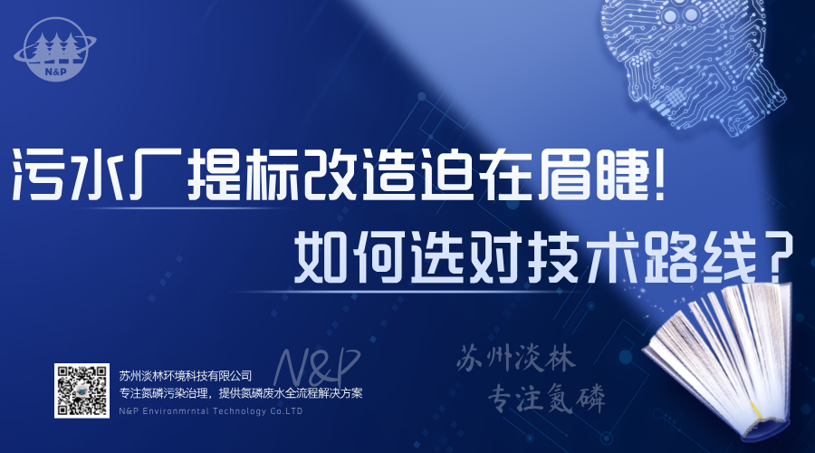 淡林百科｜污水厂提标改造迫在眉睫！如何选对技术路线？